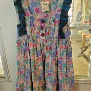 Matilda Jane Floral Kids Dress - Multicolor
